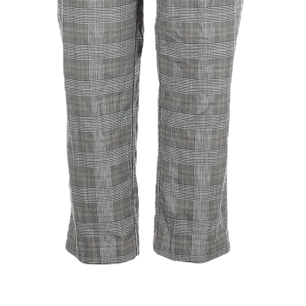 Nicole Miller New York Gray Plaid Pull On Comfy Crop Pants Size 10 - Picture 6 of 9